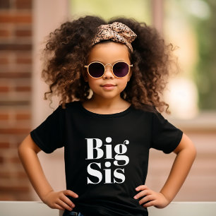 Big Sis Matching Sibling Family Baby T-Shirt
