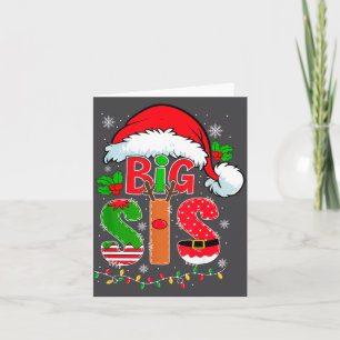 Big Sis Santa Hat New Big Sister Announcement Xmas