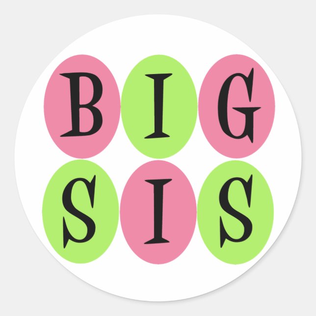 Big Sis stickers (Front)