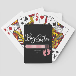 Big Sister 2025 Loading Pregnancy Announcement  Playing Cards