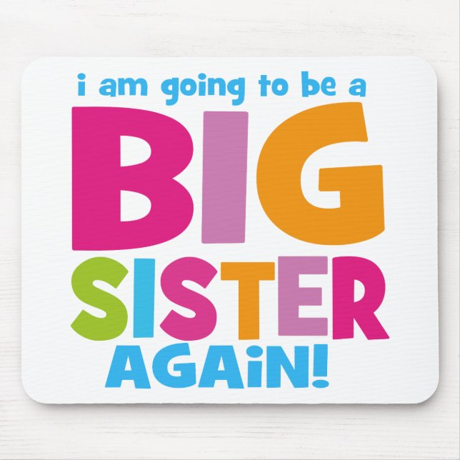 Big Sister Again Mouse Mat (Front)