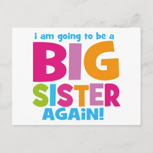 Big Sister Again Postcard
