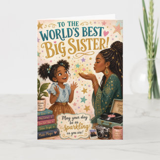 Big Sister Appreciation Holiday Card