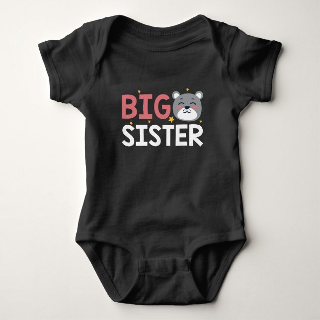 Big Sister Baby Bodysuit (Front)