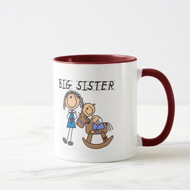 Big Sister Baby Brother T-shirts and Gifts Mug (Right)