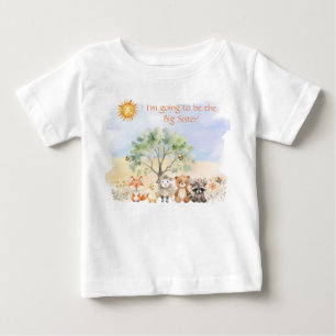Big Sister, Big Brother-Woodland Wildlife T-Shirt
