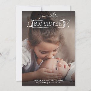 Big Sister Birth Announcement 2 Photo