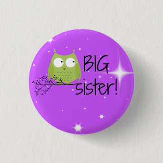 big sister button! 3 cm round badge
