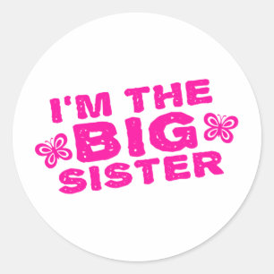 Big Sister Classic Round Sticker