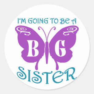 Big Sister Classic Round Sticker