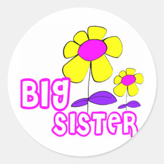 Big Sister Classic Round Sticker