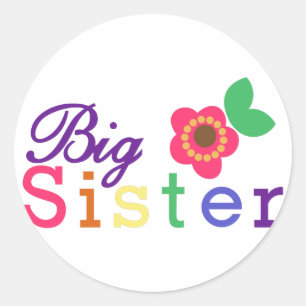 Big Sister Classic Round Sticker