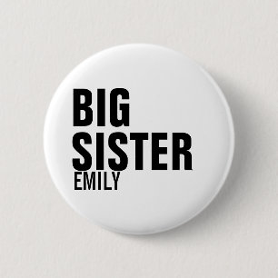Big Sister Custom Round Button