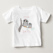 Big sister customizable name with owls
