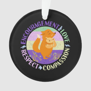 Big Sister - Cute Fox New Baby Sibling Love Ornament