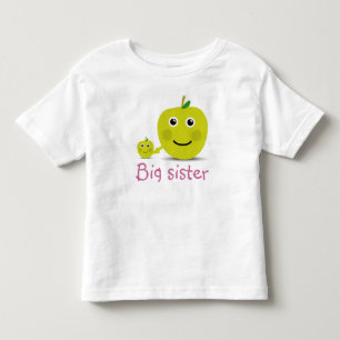 Big Sister Cute Fruit Themed  Toddler T-Shirt