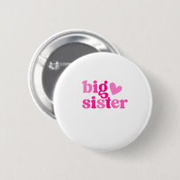 Big Sister Cute Pink Design | New Big Sister Gift