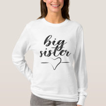Big Sister Design Heartfelt Cute Graphic for Proud