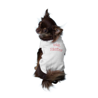 Big Sister Doggie Ribbed Tank Top