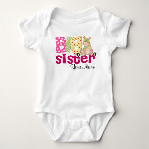 Big Sister Doll Personalised T-shirt Baby Bodysuit
