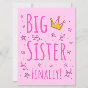 Big Sister Finally III Invitation