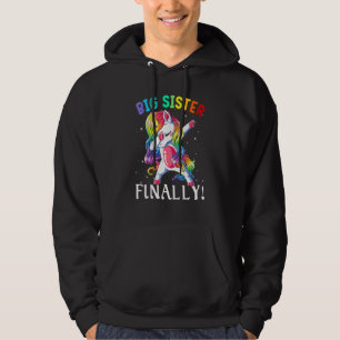 Big Sister Finally Unicorn Cute Family 1 Hoodie