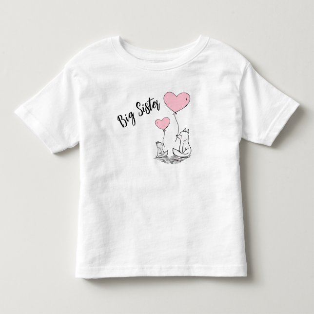 Big Sister Gift Toddler T-Shirt (Front)