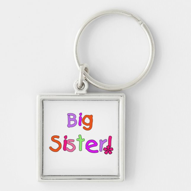 Big Sister Gifts Key Ring (Front)