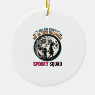 Big Sister Halloween Shirt for Her First Spooky Se Ceramic Tree Decoration