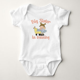 Big sister in training baby bodysuit