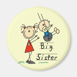 Big Sister Little Brother T-shirts and Gifts Magnet