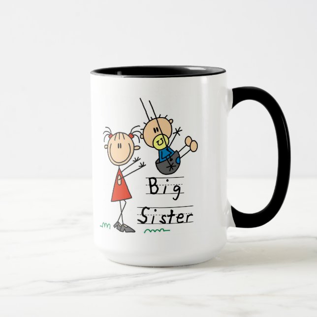 Big Sister Little Brother T-shirts and Gifts Mug (Right)