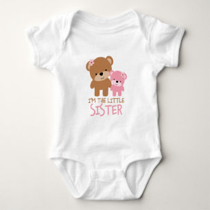 Big Sister Little Sister Bear Baby Bodysuit