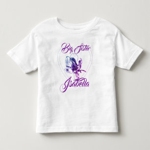 Big Sister Little Sister Orchid Toddler T-Shirt