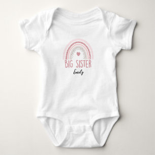 Big Sister Little Sister T-shirt and Vest - Matchi Baby Bodysuit