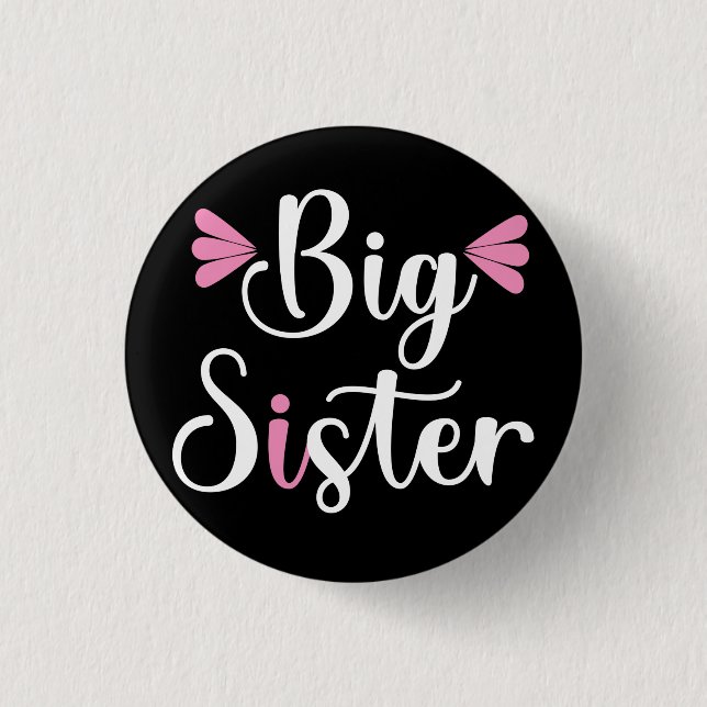Big Sister, Lovely 3 Cm Round Badge (Front)