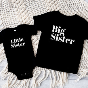 Big Sister   Matching Sibling Family Baby T-Shirt