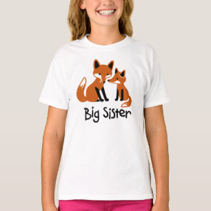 Big Sister - Mod Fox family announcement t-shirts