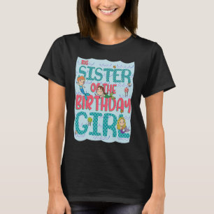 Big Sister Of The Birthday Girl Mermaid Matching F T-Shirt