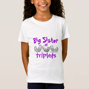 Big Sister of Triplets T-Shirt