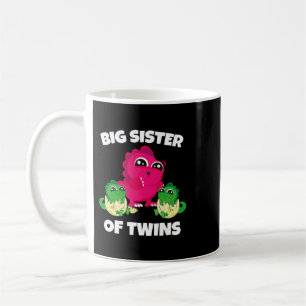 Big Sister Of Twins New Sister Sibling Coffee Mug