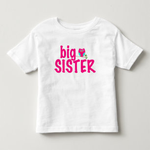 Big Sister Owl Toddler T-Shirt