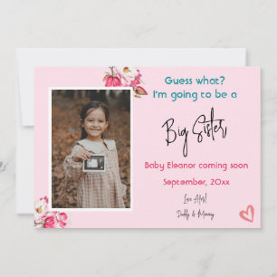 Big Sister Photo Pregnancy Announcement