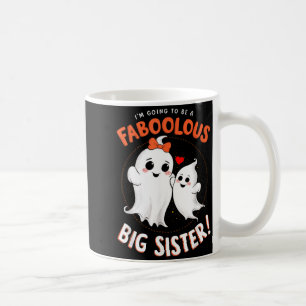 Big Sister Pregnancy Announcement Halloween Cute Coffee Mug