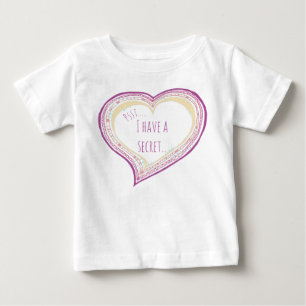 Big sister reveal I have a secret Baby T-Shirt