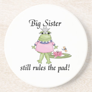 Big Sister Rules the Pad Gifts Coaster