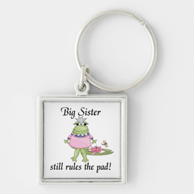 Big Sister Rules the Pad Gifts Key Ring (Front)