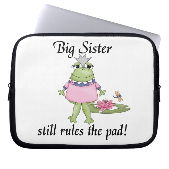 Big Sister Rules the Pad Gifts Laptop Sleeve (Front)