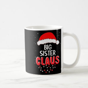 Big Sister Santa Claus Christmas Matching Costume  Coffee Mug