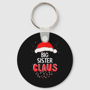 Big Sister Santa Claus Christmas Matching Costume Key Ring